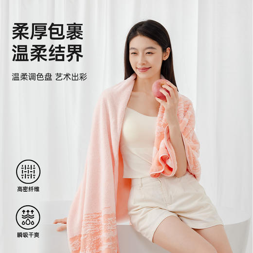 【硬核补贴】星云系列浴巾7A抗菌洗澡家用吸水透气浴室卫生间成人加厚款 商品图3