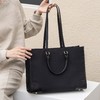 「K」洛诗琳55809气质简约大容量托特包2025通勤头层牛皮手提包 商品缩略图1