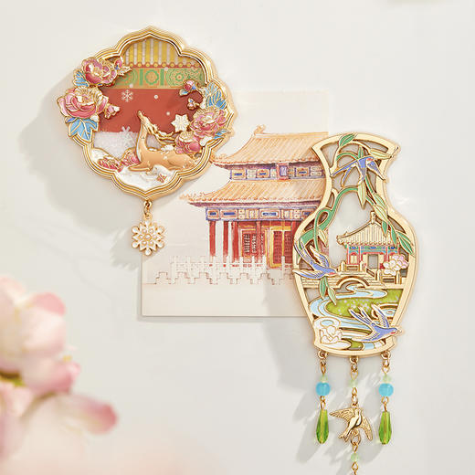 【故宫冰箱贴】故宫岁时冰箱贴新款博物馆文创流沙夜光北京礼物伴手礼 商品图1