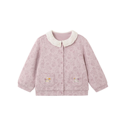 【商场同款】英氏儿童外套春秋季长袖保暖女童针织外套中大童外套 商品图4