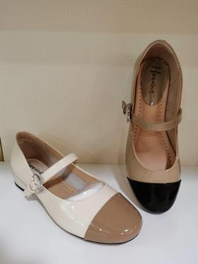 豪行23238501真皮时尚休闲低跟女鞋单鞋皮鞋