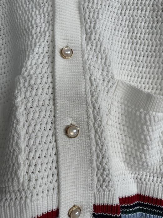 男款logo刺绣钩针针织衬衫 可配套装 商品图2