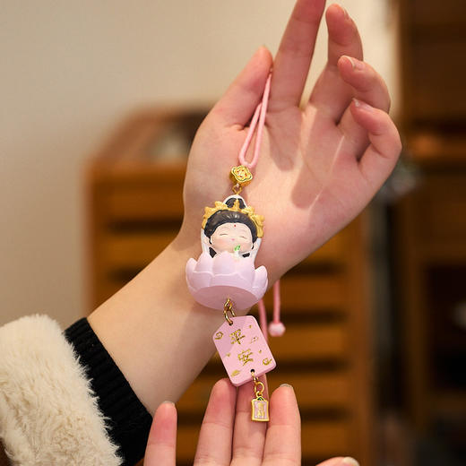 【普陀山】平安护佑 观音佛祖汽车保平安挂件 商品图2