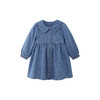 【商场同款】英氏女童连衣裙春秋长袖时尚女童牛仔裙纯棉女生裙子 商品缩略图4