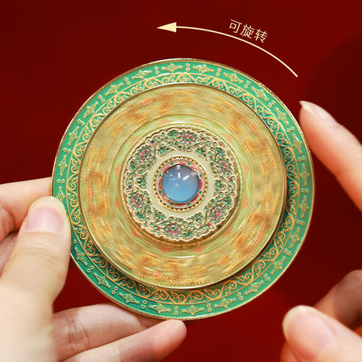 「鸣凤流光」旋转冰箱贴，中国著名工艺美术家常沙娜先生领衔设计【G】 商品图4