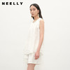 NEELLY纳俪商场同款夏新款显白休闲无袖上衣两件套女百搭时尚套装N25061Z01187 商品缩略图0