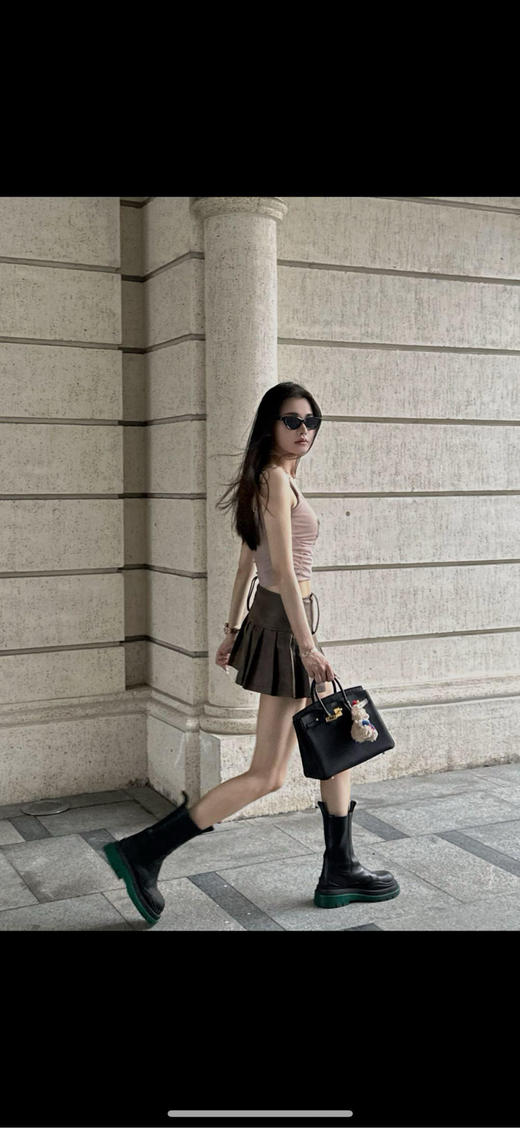 爱马仕 birkin 25 Swift皮 黑金 手提包 商品图3