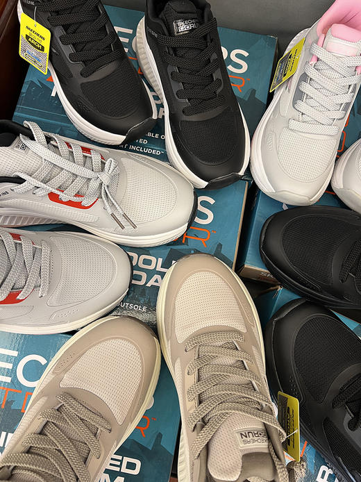 斯の奇！暴走闪穿鞋~！踩屎情侣缓震绑带健步鞋 加厚中低运动跑鞋 商品图10