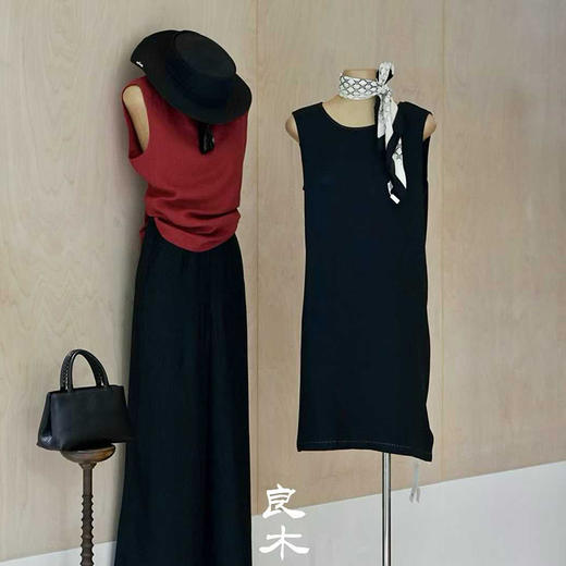 【预售7天】良木礼真丝无袖连衣裙（5265） 商品图1