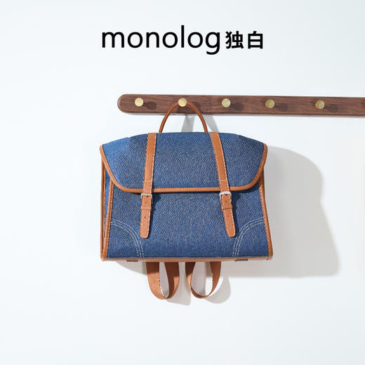 独白X卡拉羊公文包日常通勤逛街百搭时尚双肩包D5540/S 商品图4