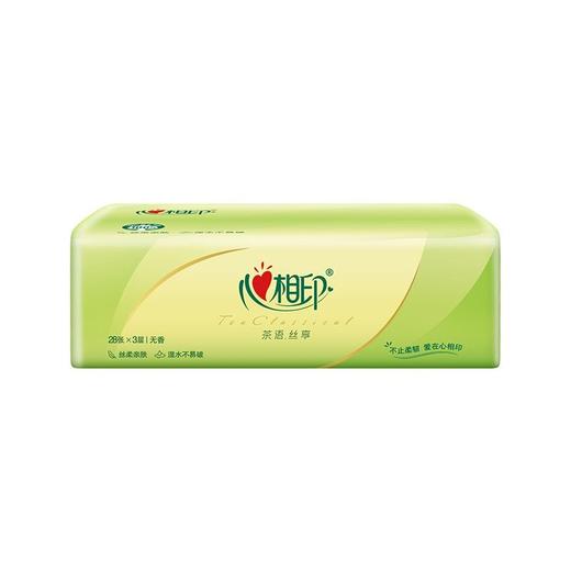 心相印 无香餐巾纸  茶语丝享3层28张(单包） 商品图0