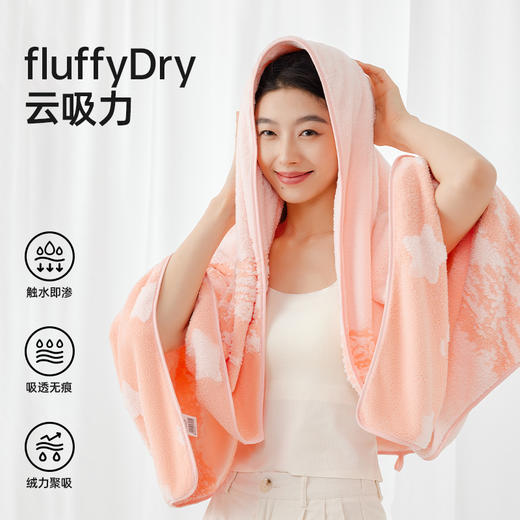【硬核补贴】星云系列浴巾7A抗菌洗澡家用吸水透气浴室卫生间成人加厚款 商品图2