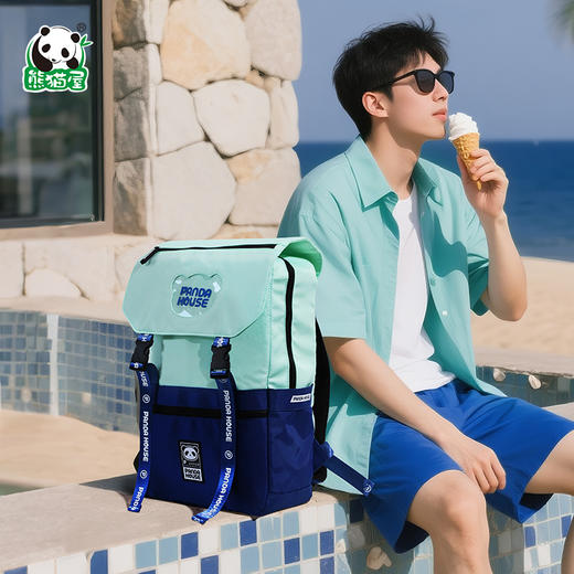 熊猫屋PANDAHOUS 嘟嘟假日心情双肩包  多色可选   送纸袋 商品图3