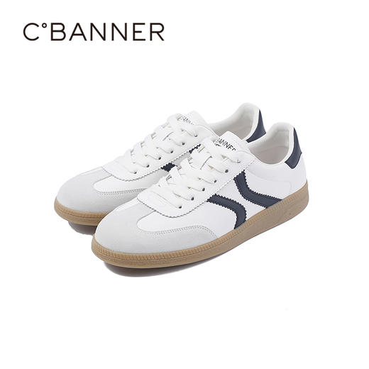 千百度秋季男单鞋透气经典德训德训鞋A25419516 商品图4