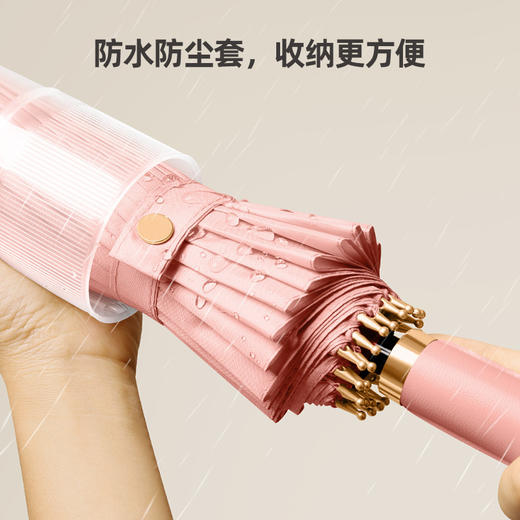 自带防水套！伞界天花板！【24骨防风雨伞🔥】出口日本超大号雨伞‼️一伞全家用🤔雨天撑完不会打湿 商品图9
