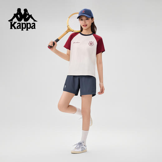 Kappa卡帕背靠背2025夏款女运动短裤休闲防泼水户外三分裤男款KPCJCDY61 商品图4