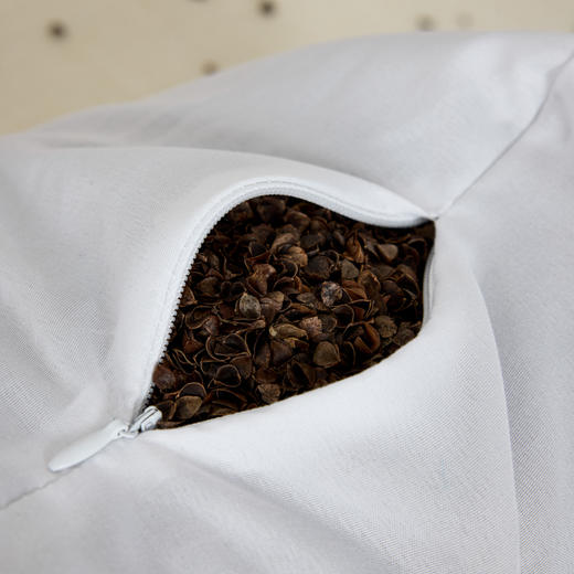 自然醒棉麻三角荞麦枕家用荞麦壳护颈椎牵引枕成人可拆卸枕芯睡眠专用XK 商品图14