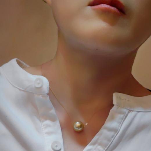 13mm 南洋金珍珠路路通项链（特价） 商品图0