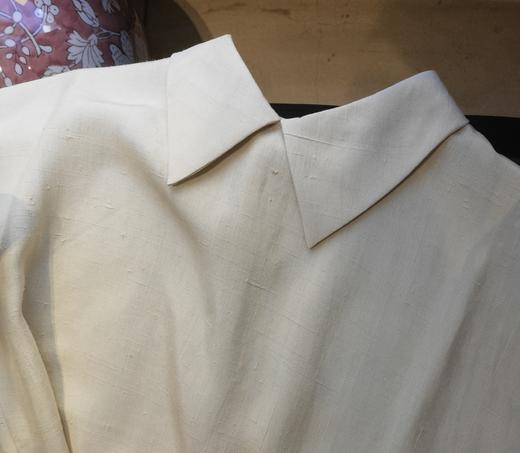 【非质量问题不退，谢谢理解】LP绢宫纺 28姆米6A级重磅真丝 竹节肌理 奢柜1:1两面可穿老钱小衫 柜价9000+ 商品图0