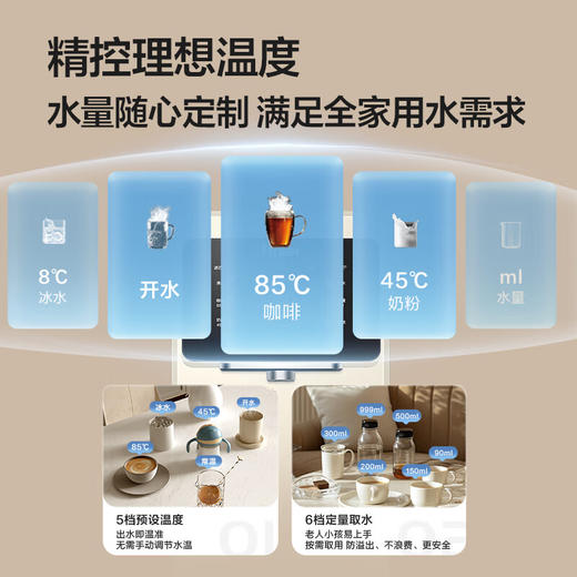 海尔（Haier）小红花净水器冰泉鲜活水台式净饮机反渗透免安装直饮出冰感水加热净饮一体机HTS75-1LXZLU1 商品图5