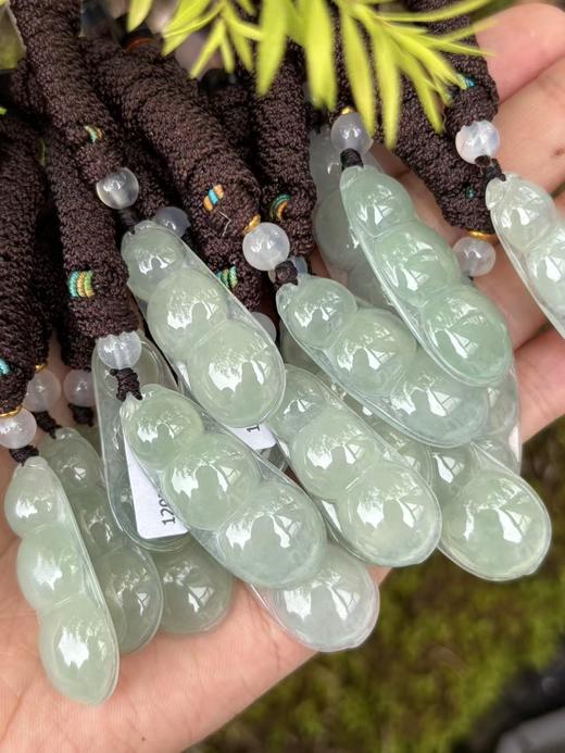 【直播大场福利】冰种晴水翡翠连中三元  福禄寿齐全 随机发货 附证书 商品图1