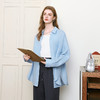 【商场同款】诗凡黎诗凡黎舒适亚麻衬衫2025夏新款长袖上衣女3G5220251 商品缩略图4