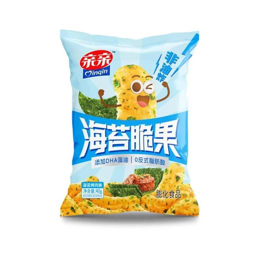 【9.9元任选4件】休闲零食 亲亲虾条/海苔脆果/虾片/洋葱圈 多口味可选   40g/袋 商品图2