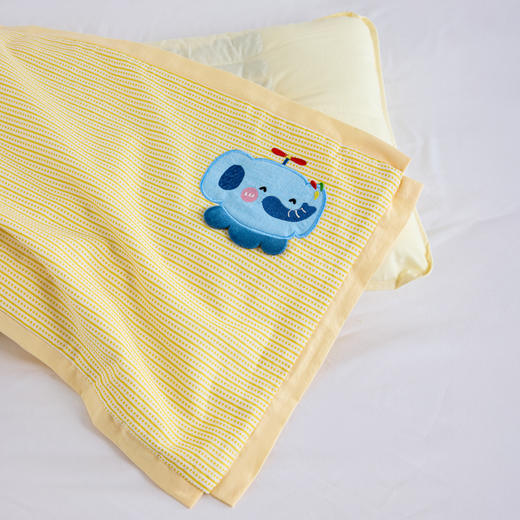 自然醒全棉萌趣决明子儿童枕（赠手提礼袋）3到6岁幼儿园宝宝小枕头学生护颈椎枕芯四季通用XK 商品图11