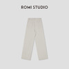 ROMI STUDIO“复古松弛”亚麻棉混纺斜纹宽松阔腿休闲裤 RWCSXM1701 商品缩略图1