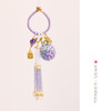 【普陀山】有球必应手工编织紫色绳流苏款  汽车挂件包包挂坠 商品缩略图7