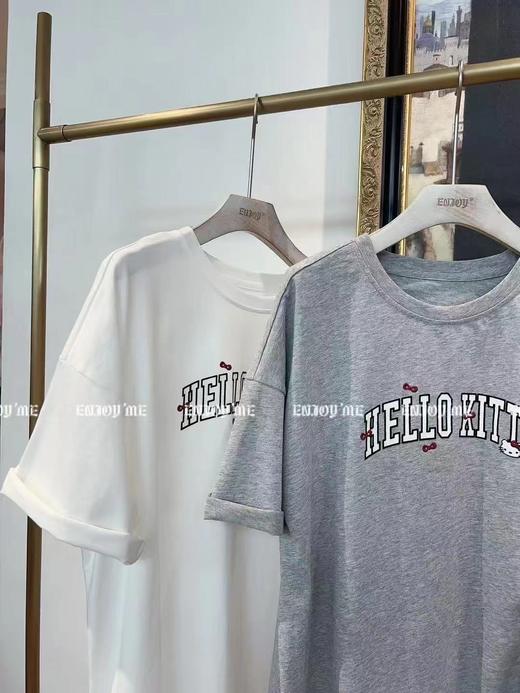 【门店同款】ENJOY夏季HELLO猫猫扭结T 162274266 商品图1