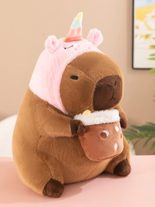 【萌萌治愈系上线💖】水豚毛绒玩具，送TA软软糯糯的陪伴🎁，节日生日礼物精选！ 商品图8