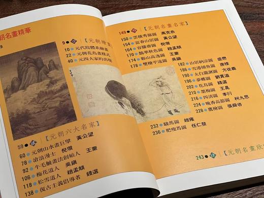 《元代名画精华》，何恭上著，25开，平装，252页，全彩印，艺术图书公司1996年初版。售价43元。 商品图2