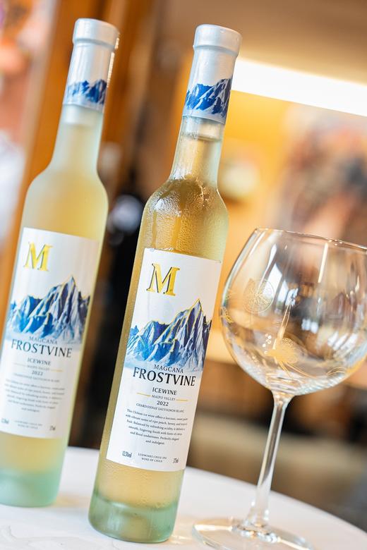 玛格卡纳霜藤冰白葡萄酒  ，产自智利产区迈坡谷，12.5%vol黄金度数，高级餐厅【G】 商品图0