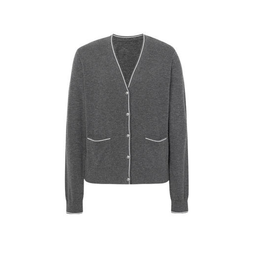 【商场同款】麦檬春秋美丽诺羊毛V领毛衫开衫5F8232811 商品图3