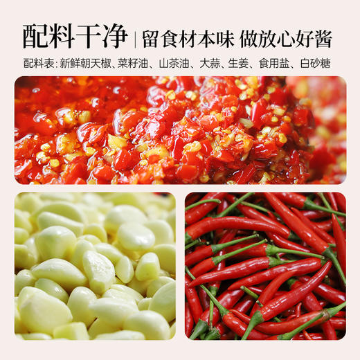 璞匠蒜蓉辣椒酱下饭菜拌面拌饭酱小米辣酱剁椒酱调味酱 商品图2