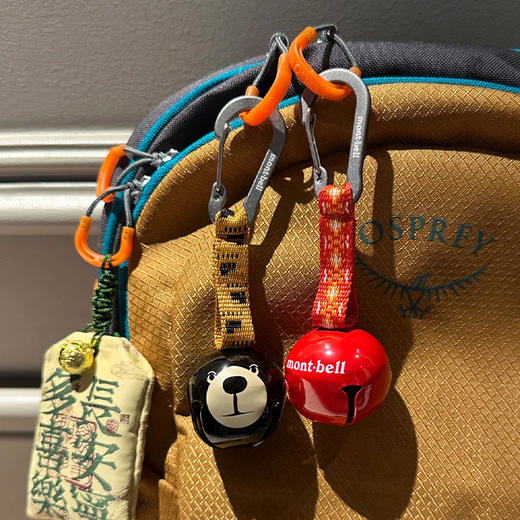 【正品现货！】mont·bell铃铛快挂户外徒步爬山露营小熊挂件响声大驱熊铃配饰（TBZG） 商品图3