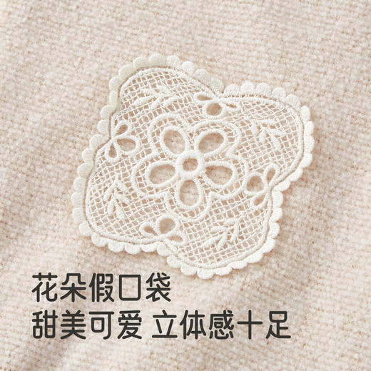 英氏儿童外套女童春秋季新款长袖加绒保暖女宝外套中大童夹克外套 商品图3