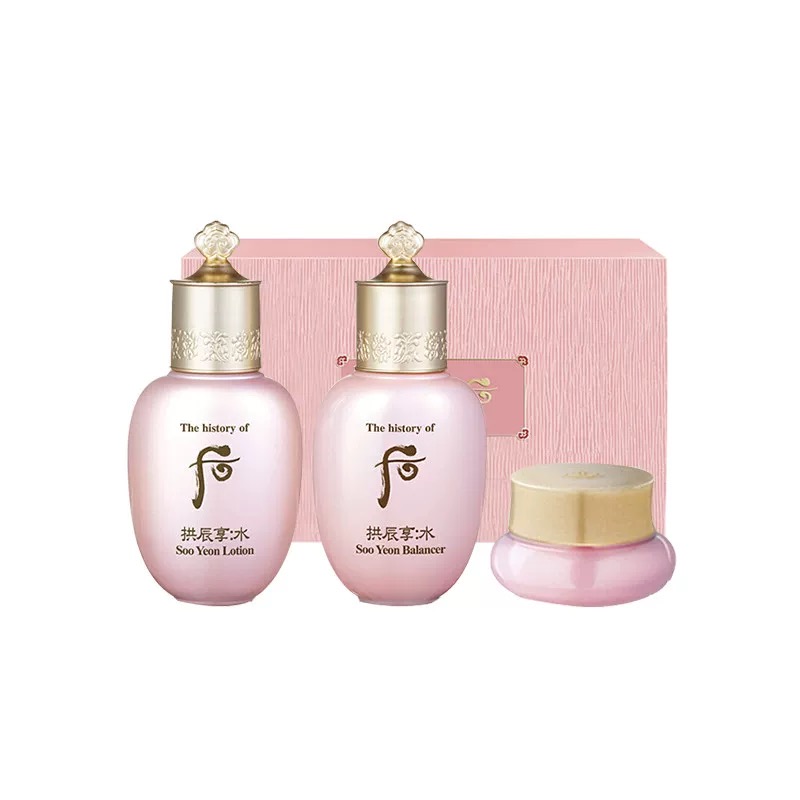 后拱辰享水妍水乳霜中样三件套