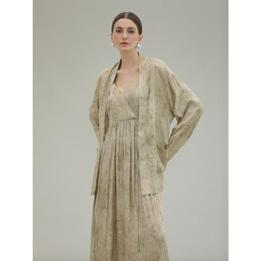 COCOBELLA侘寂风花萝提花炒色外套新中式女秋国风上衣SC0075 商品图1