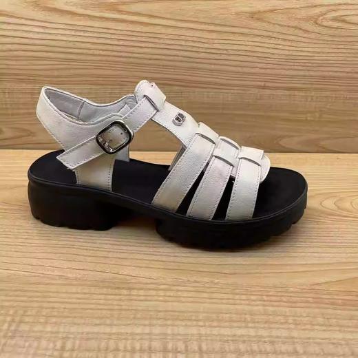 豪行2024年夏季新品时尚休闲低跟简约百搭女凉鞋24203502 商品图0