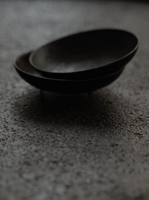 器｜手作黑釉三足小碟 点心盘 壶承盘 商品图4