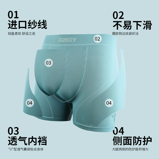 蜂锐AsOne一体织运动内裤抗菌版1.0/基础款/2.0/薄款 商品图12