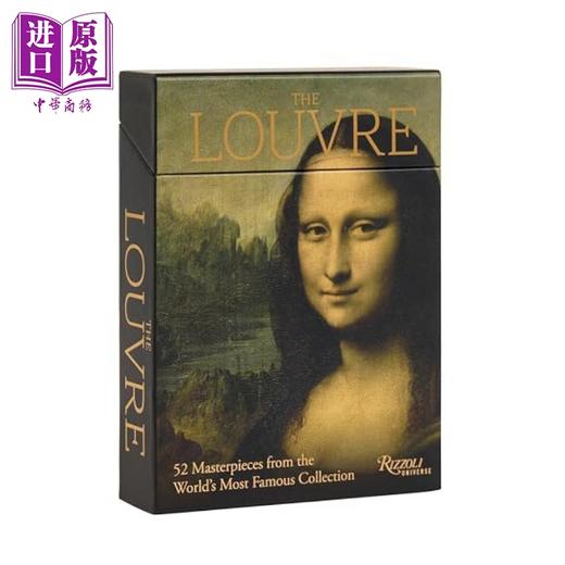 【中商原版】The Louvre Art Deck 进口艺术 卢浮宫博物馆艺术卡牌 世界著名藏品中的52件杰作 Rizzoli 商品图1