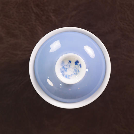 【忘言】天蓝mini茶碗 曰何文器 商品图2