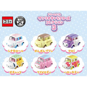 多美卡 梦之仿真车 三丽鸥家族系列3  盲盒1个 款式随机发