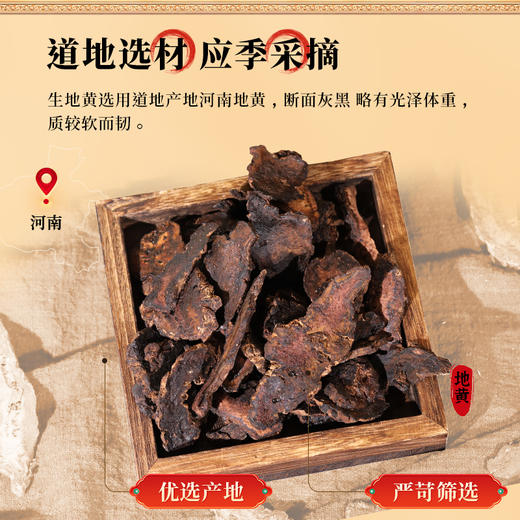 康美药业地黄/生地200g/瓶 康美中药饮片罐装 商品图2
