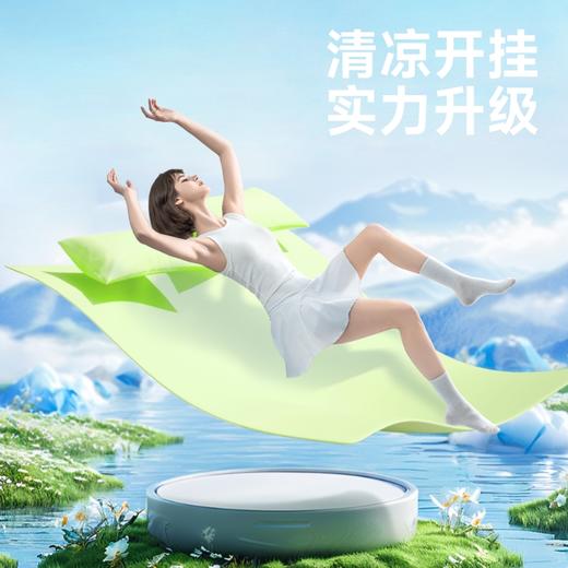 【森哥优选】绘睡 复合冰丝凉席可水洗机洗折叠单凉席  商品图0