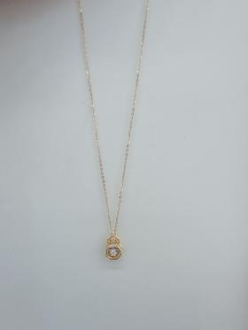 1F 中国珠宝 18K钻石项链