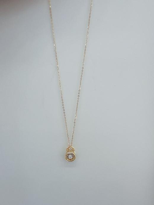 1F 中国珠宝 18K钻石项链 商品图0